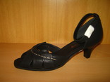 Кожаные туфли женские Comma р.39 новые германия., фото №3