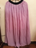 Макси юбка гофре цвет лаванда, фото №5