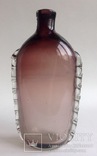Бутылка коллекционная Вишнёвая. Гутное стекло., фото №2