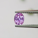 Розовый цейлонский сапфир 0.69ст 5.6x4.6x3.2мм, фото №5