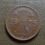 1 пфенниг 1935 D   Германия     (К.37.16)~, фото №3