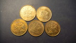 1 цент Тринідад і Тобаго (порічниця) 5шт, всі різні, фото №3