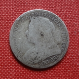 3 пенса 1899  Великобритания  серебро    (К.40.10)~, фото №2