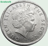 165.Восточные Карибы 2 цента, 2002 год, фото №3