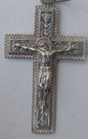 Хрестик срібний. 925 пр., фото №5