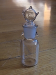 Старинная аптечная парфюмерная бутылочка с притертой пробкой, фото №2