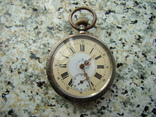Часы карманные XIX век Швейцария серебро, фото №2
