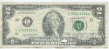 2 доллара на счастье 2003 года США / two dollars USA, фото №3