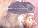 Подпись Прокопенко. Мужчина с гитарой. Холст, масло. Размер 65х77 см., фото №12