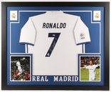 T-shirt z autentycznym autografem Cristiano Ronaldo w SPECJALNEJ ramce z certyfikatem Beckett STANY zjednoczone, numer zdjęcia 2