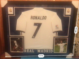 T-shirt z autentycznym autografem Cristiano Ronaldo w SPECJALNEJ ramce z certyfikatem Beckett STANY zjednoczone, numer zdjęcia 4