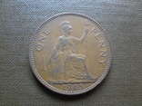 1 пенни 1963  Великобритания   (11.3.6)~, фото №2