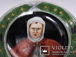 Коллекционная Настенная тарелка Richard Ginori ( Италия нач 20 века ) Живопись на фарфоре, фото №5