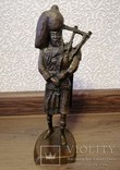 "Шотландский волынщик" бронзовая скульптура, Европа, фото №2