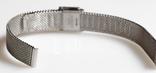 Браслет сетка на часы Миланское Плетение,12 мм. Серебро, фото №4