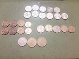 1, 2, 5, 10, 20 форинт 27 монет, фото №2