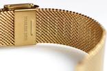 Браслет сетка на часы Миланское Плетение, 18 мм. Золотистые, numer zdjęcia 8
