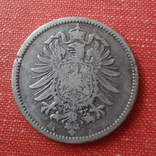 1 марка 1875 Германия  серебро  (Т.1.1)~, фото №3