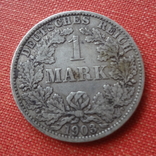 1 марка 1903   Германия  серебро  (Т.1.2)~, фото №2