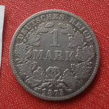 1 марка 1875 D   Германия  серебро  (Т.1.5)~, фото №2