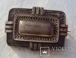 Серебряная брошь Викторианской эпохи., фото №2