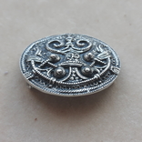 Старая серебряная брошь 835 пробы, Blachian Antic Schmuck (Германия), фото №11