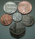 Великобритания, Английский щит 2008 (годовой 6 монет), фото №2