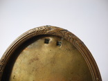 Старинная бронзовая рамка для фото или миниатюры, фото №4