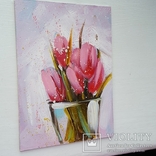 "Розовые тюльпаны" - Лисогор Д.Г., фото №4