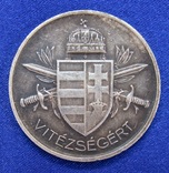 Медаль "За храбрость" Венгрия. Хорти (91м), фото №3