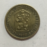 1 крона 1977 Чехословакия, фото №3