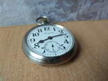 Швейцарський годинник Longines Срібло swiss pocket watch, фото №5
