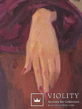 Отар Шиукашвили. Женский портрет. 56 х 70 см, фото №5