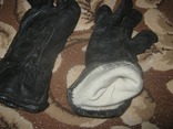 Армейские оригинальные перчатки кожа+утеплитель (демисезонные) Австрия р.9 (лот №23), photo number 7