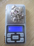 Набор винтаж ожерелье и браслет мельхиор (серебрение) камни, фото №11
