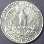 25 центів США 1990 D, фото №3