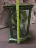 Часы кабинетные, Франция с ртутным маятником, фото №10