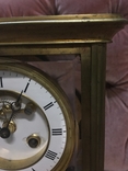 Каминные/кабинетные часы, Франция с ртутным маятником, фото №5