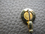 Золотая заколка Брош с брилиантом, фото №10