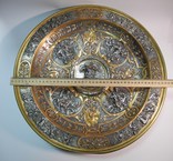 Старинная Большая Настенная Тарелка ( Морская тематика ) диаметр 45 см., фото №13