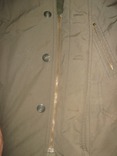 Зимняя с меховой подстежкой парка (куртка+капюшон) олива Italy. №2, фото №6