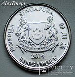 Сингапур. 20 центов 2013 (Аэропорт Чанги), фото №3