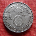 2 марки 1939 J   Германия  серебро    (Т.9.4)~, фото №2