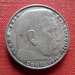 2 марки 1939 J   Германия  серебро    (Т.9.4)~, фото №3