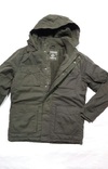 Парка олива новая. Куртка зимняя REGULAR FIT с капюшоном на флисе. Размер L, фото №2