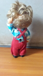 Игрушка времен ссср кукла 23см заводная ходит (рабочая) голова резина, фото №3