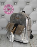 Модный серебряный рюкзак, фото №7