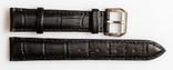 Ремешок кожаный CATFSKIN 18 мм, черный, фото №2