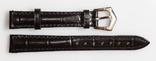 Ремешок кожаный CATFSKIN 14 мм, черный, фото №2