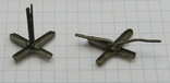 Петличные знаки Ракетные войска и артиллерия  СССР на полевую форму, фото №4